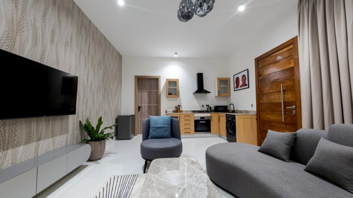 Rooftop Ocean View 1 bedroom apartment In VI