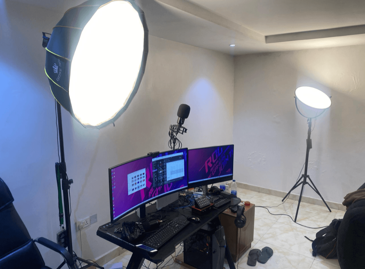 Professional Streaming Studio for Rent In Karu Site Abuja