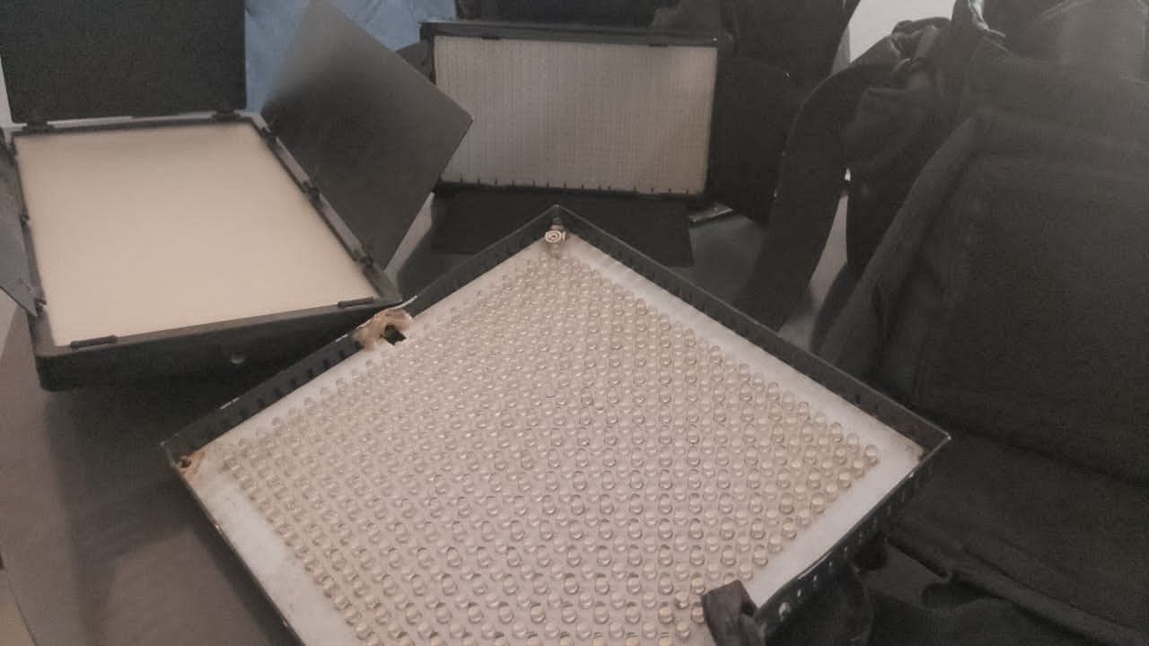 Professional LED Video Light Panel Kit