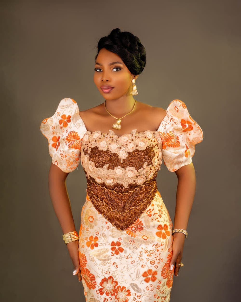 Damask Gown (Size 14)
